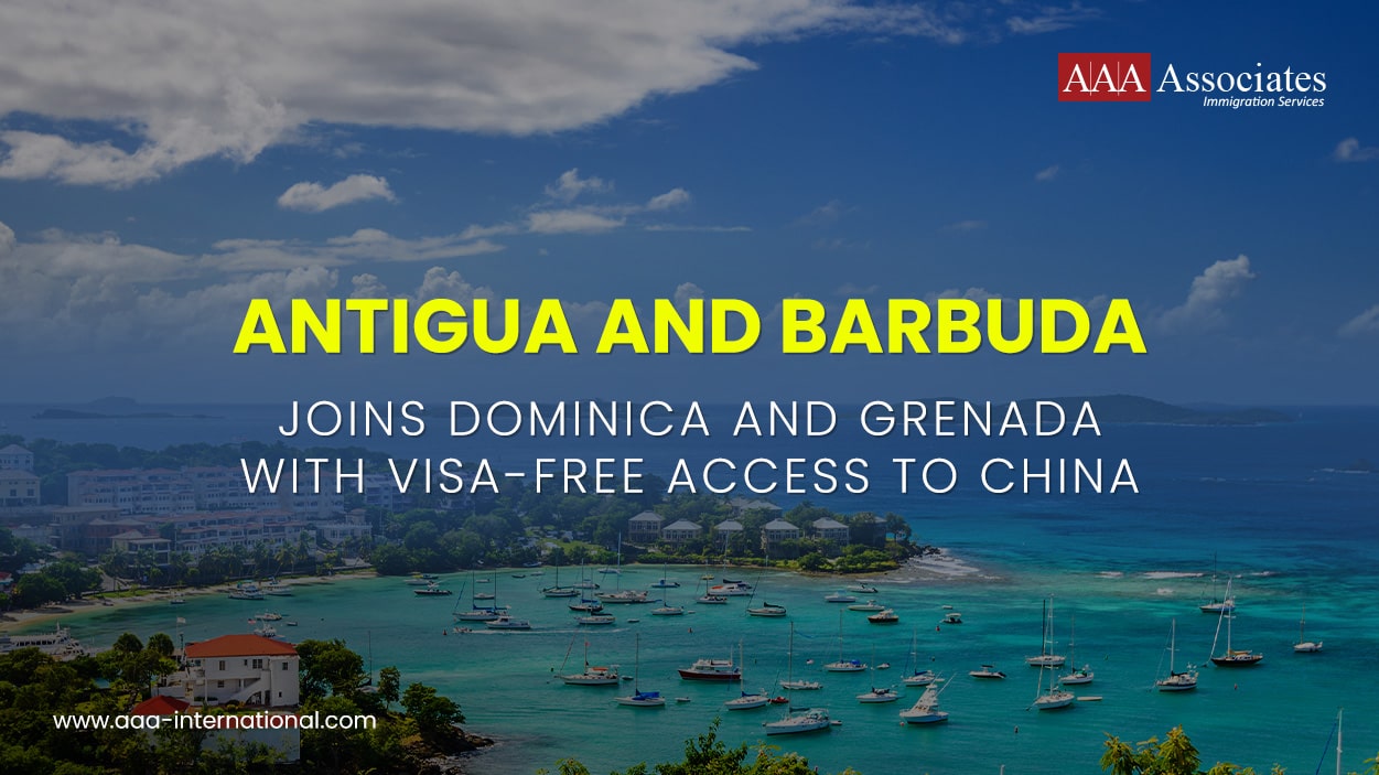 Antigua and Barbuda Joins Dominica and Grenada with Visa-free Access to China